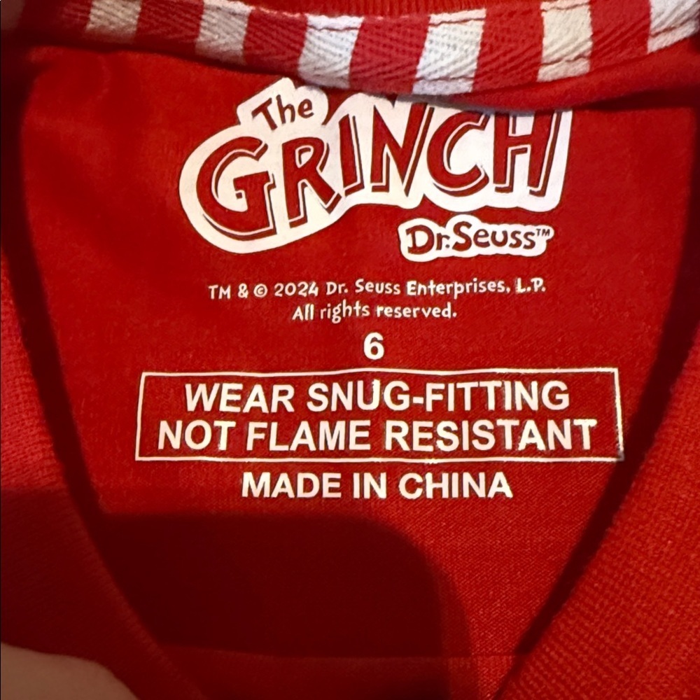Toddler Grinch Pajama Set - Picture 3 of 3